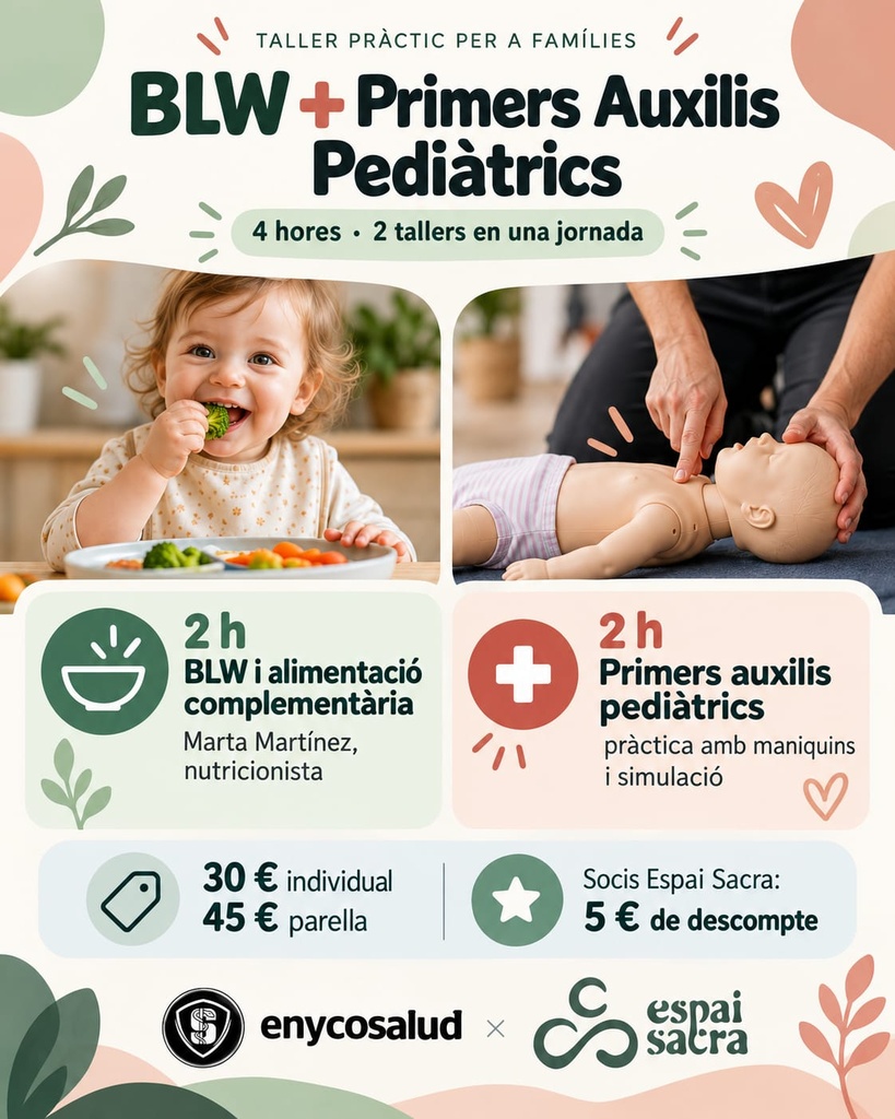 BLW i primers auxilis pediàtrics per a famílies