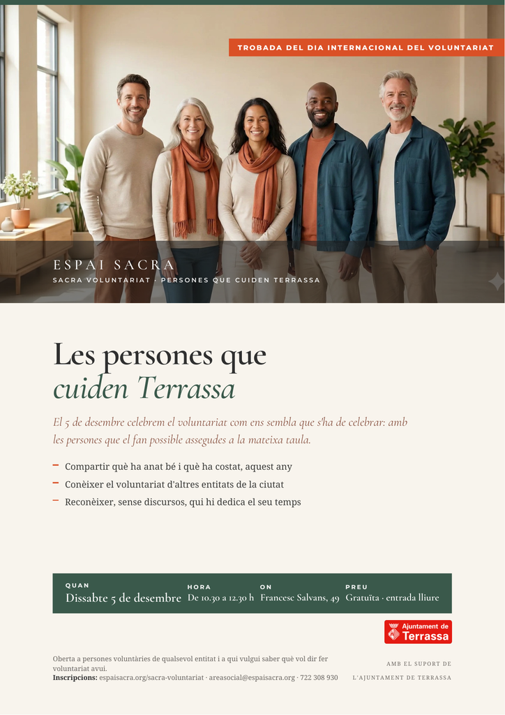 Trobada de les persones que cuiden Terrassa