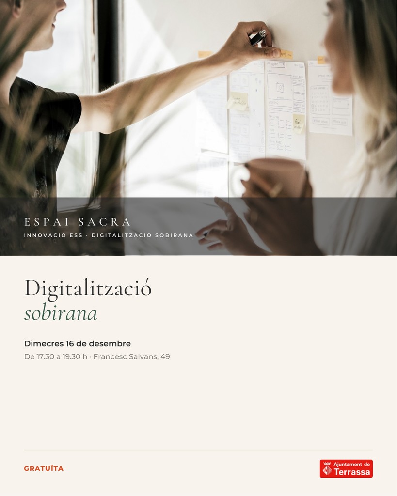 Open Session · Digitalització sobirana: presentació de la guia i taller